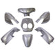 Edge plaatset 9-delig voor yamaha neo's - vanaf bouwjaar 2008 tot 2011 - 2 en 4 takt model - metallic zilver