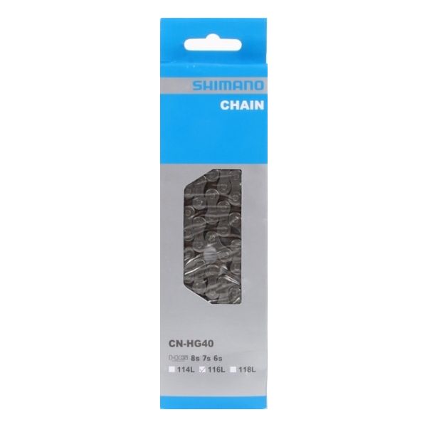 Load image into Gallery viewer, Shimano HG40 Ketting 6 7 8v 116 Schakels - Grijs

