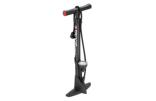 Afbeelding laden in galerijviewer, Trivio - breeze fietspomp met drukmeter - dubbel ventiel zowel presta als schrader. type storm
