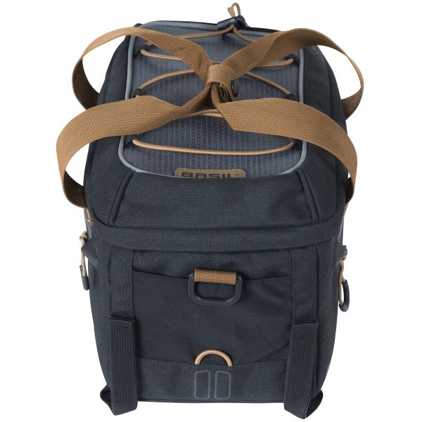 Afbeelding laden in galerijviewer, Basil Miles Trunkbag - Bagagedragertas - Unisex - Fietsen - Zwart

