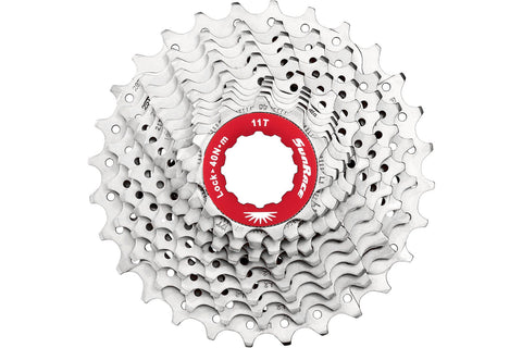 SunRace cassette 10V 11-28 CSRX0 metallic silver