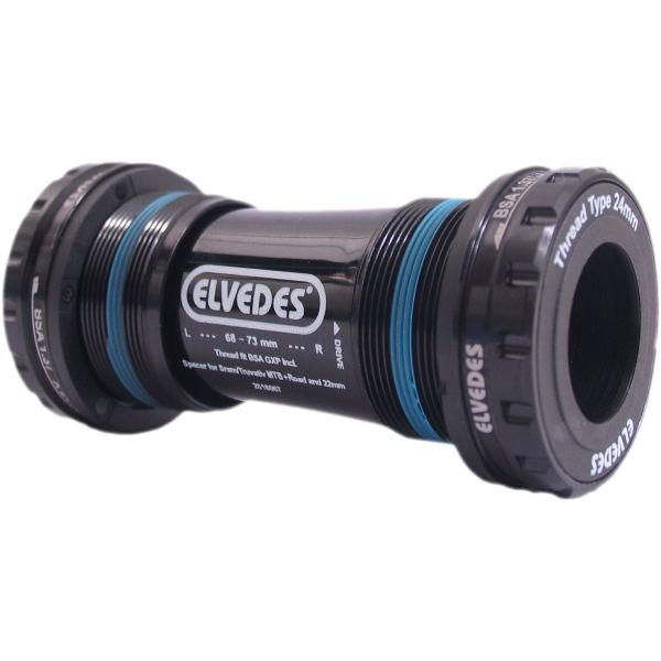Load image into Gallery viewer, Trapas Elvedes Hollowtech Sram Truvativ Mtb Race Zwart
