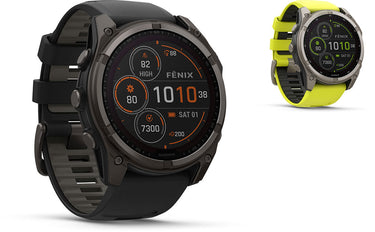 Garmin fenix 8 solar sapphire titanium gps 51 mm multisport smartwatch