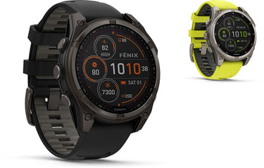 Garmin fenix 8 solar sapphire titan gps 47 mm multisport-smartwatch