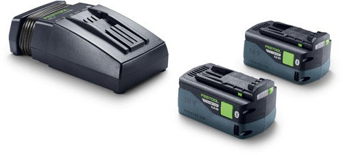 Festool 18v 2xhp5,0 tcl6 energie-set - 578736