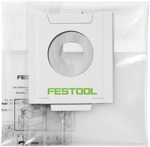 Load image into Gallery viewer, Festool accessoires afvalzakken ens-ct 26 ac 5 - 496216
