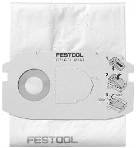 Festool accessoires festool filterzak sc fis-ct mini 5