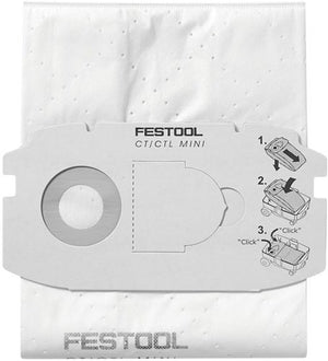 Festool accessoires filterzakken ctl mini (5x) | 498410
