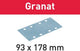 Festool accessoires granat stf 93x178 p220 gr 100 schuurstroken | 498939