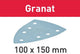 Festool accessoires granat stf delta 7 p120 gr 100 schuurbladen - 497138