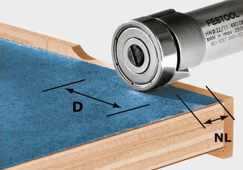 Afbeelding laden in galerijviewer, Festool accessoires hw d22 8-ofk kantenfrees hw | 490085
