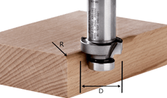 Festool accessoires hw r3-ofk 500 afrondfrees hw | 490093