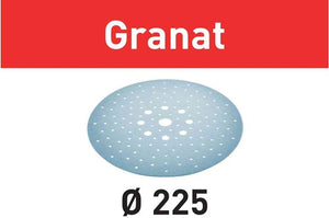 Festool accessoires schuurschijf granat | stf d225 8 p240 | gr 25 - 205663