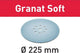 Festool accessoires schuurschijf stf d225 p150 gr s 25 granat soft - 204224