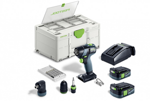 Festool accu-schroefboormachine txs 12 2,5-set (2x 2.5ah accu + lader) - 576874