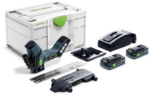Festool isc 240 hpc 4.0 ebi-plus | accu isolatiezaag 18v 240mm in systainer (2x 4.0ah accu + lader) - 576569