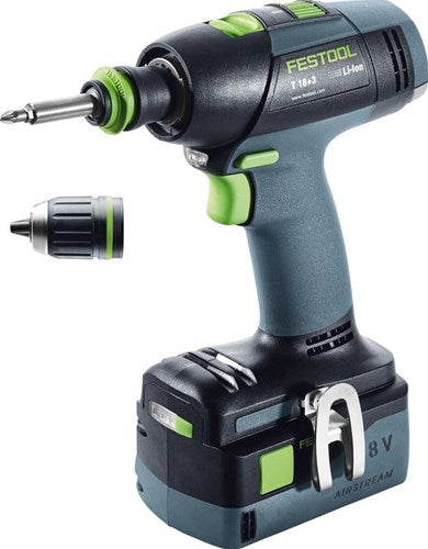 Load image into Gallery viewer, Festool t 18+3 hpc 4,0 i-plus accuschroefboormachine | li-ion 4.0ah - 576446
