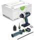 Festool tdc 18 4 i-basic accuschroefboormachine | zonder accu's en lader - 575601