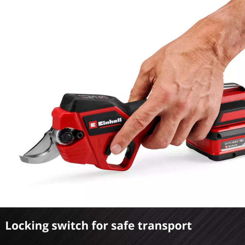 Load image into Gallery viewer, Einhell professionele accusnoeischaar gp-ls 18 28 li bl-solo takkenschaar (rood zwart, accu en oplader niet inbegrepen, power x-change)
