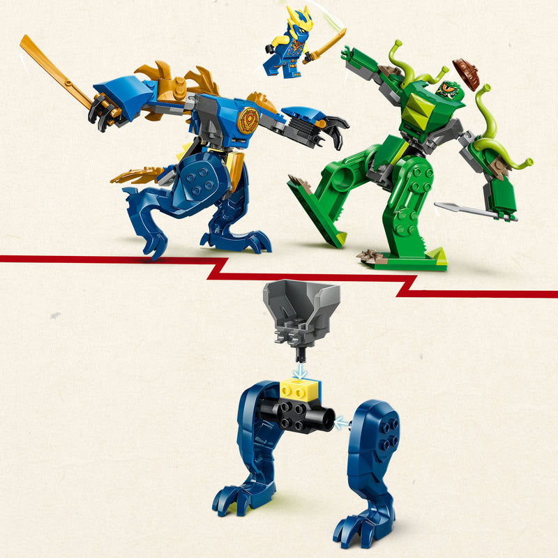 Laden Sie das Bild in Galerie -Viewer, Lego ® ninjago® - jay's drakenmechastrijd - speelgoedmecha - speelset met 2 minifiguren - 71853
