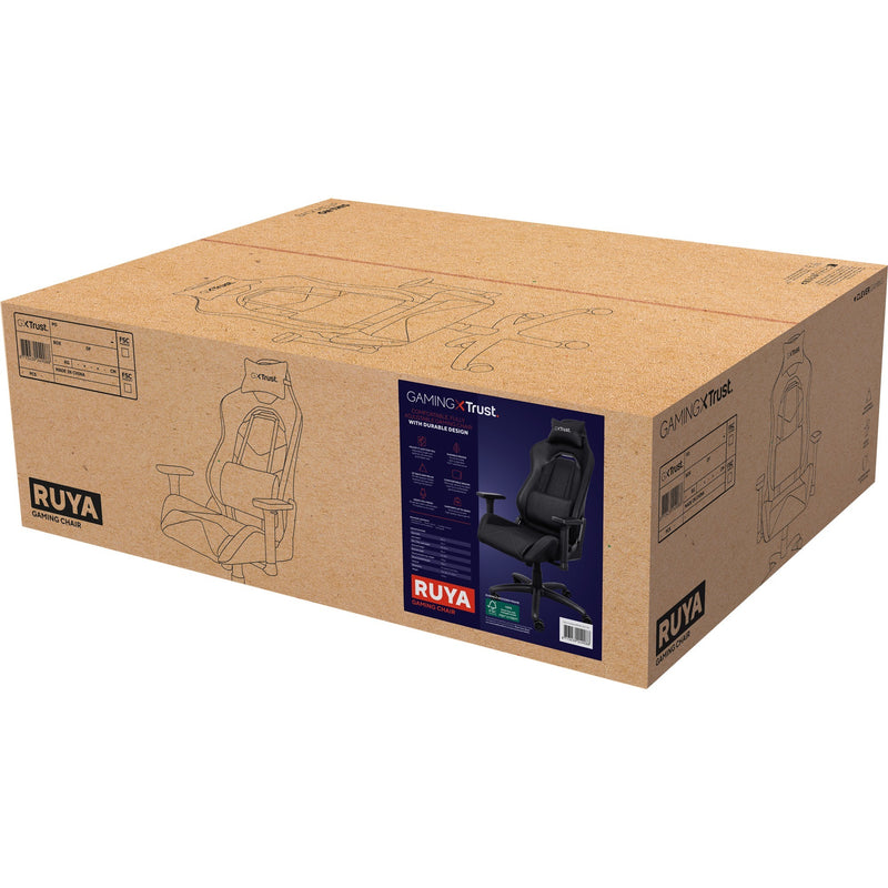 Afbeelding laden in galerijviewer, Trust gxt 714 ruya gamingstoel (zwart)
