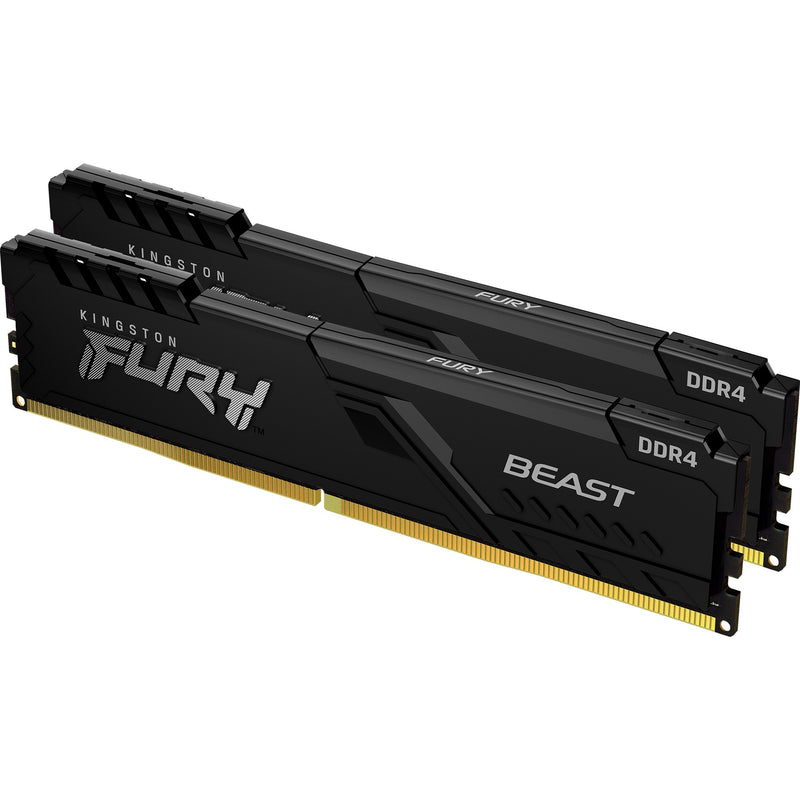 Load image into Gallery viewer, Kingston fury 64 gb ddr4-3600 (2x 32 gb) kit werkgeheugen (zwart, kf436c18bbk2 64, beast, xmp 2.0)
