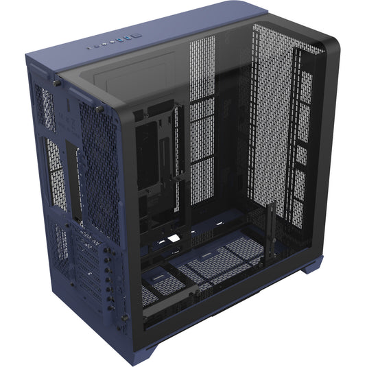 Thermaltake view 390 air future dusk midi tower behuizing (paars | 2x usb-a | 1x usb-c | tempered glass)