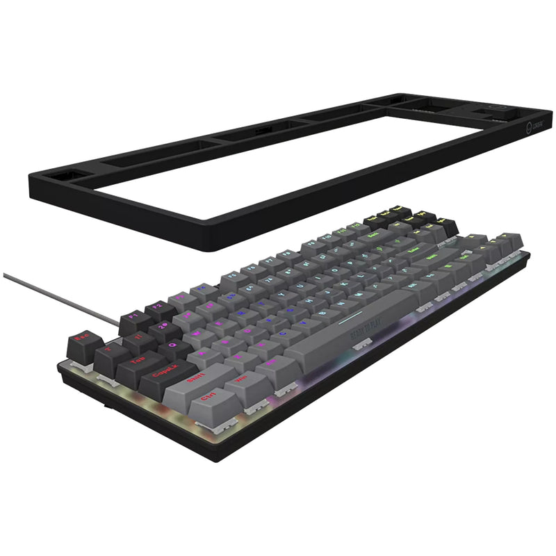 Load image into Gallery viewer, Lorgar azar 514tkl rgb mechanisch gaming toetsenbord (zwart, us lay-out (qwerty), logar dream, 80% (tkl), rgb)
