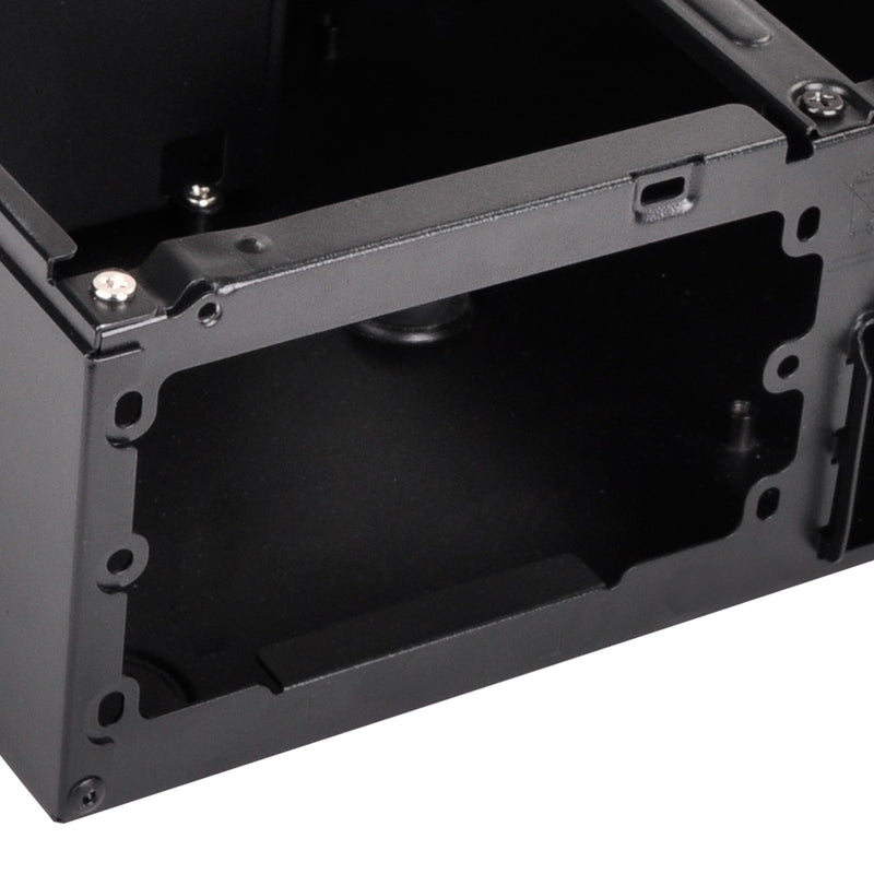 Load image into Gallery viewer, Silverstone sst-ml09b htpc behuizing (zwart | 2x usb-a)
