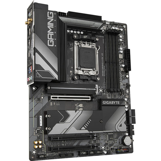 Gigabyte b650 gaming x ax v2 socket am5 moederbord (zwart grijs, raid, 2.5 gb-lan, wlan, bt, sound, atx)