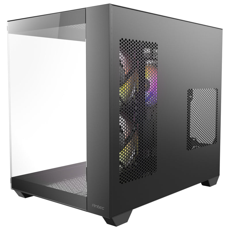 Load image into Gallery viewer, Antec cx800 argb midi tower behuizing (zwart | 2x usb-a | tempered glass)
