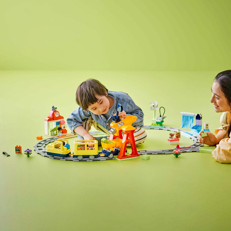 Load image into Gallery viewer, Lego duplo town 10428 grote interactieve buurttrein
