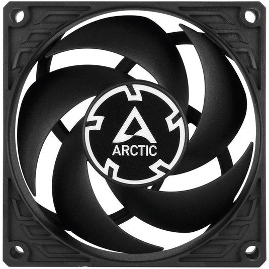 Arctic p8 pwm pst case fan (zwart, 80 x 80 x 25 mm)
