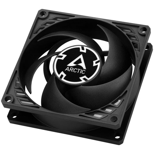 Arctic p8 pwm pst case fan (zwart, 80 x 80 x 25 mm)