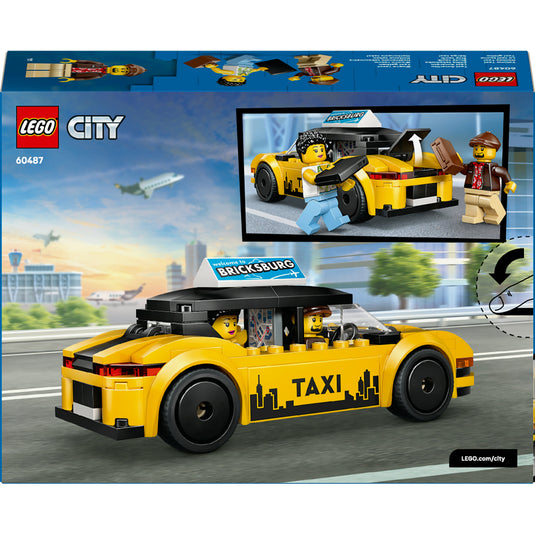 Lego city 60487 gele taxi