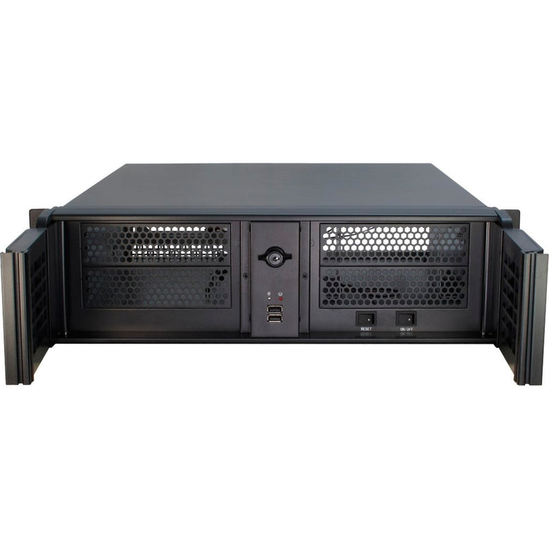 Load image into Gallery viewer, Inter-tech 3u-3098-s rack behuizing (zwart | 2x usb-a)
