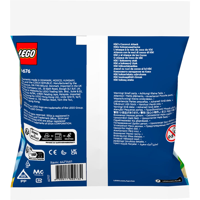 Afbeelding laden in galerijviewer, Lego sonic the hedgehog - kiki's kokosnotenaanval constructiespeelgoed (30676)
