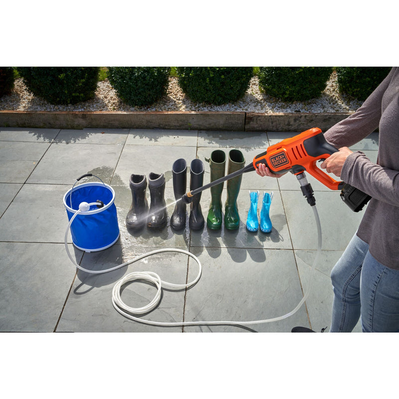 Load image into Gallery viewer, Black+decker bcpc18b-xj 18v hogedrukreiniger (oranje zwart, accu en oplader niet inbegrepen)
