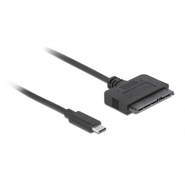 Delock usb type-c converter to 22 pin sata 6 gb s (zwart)