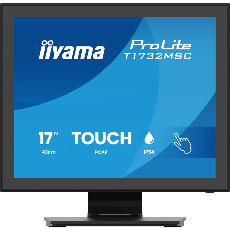 Laden Sie das Bild in Galerie -Viewer, Iiyama prolite t1732msc-b2s 17 touchscreen monitor (zwart, vga, hdmi, displayport, audio, touchscreen)
