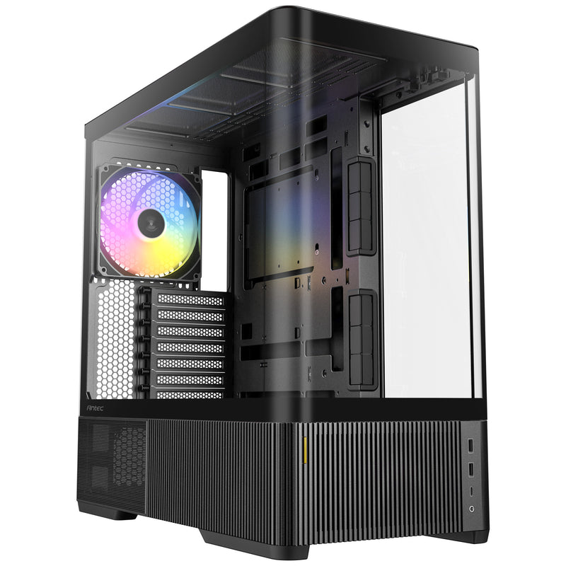ギャラリービューアに画像をロードする, Antec c6 curve argb midi tower behuizing (zwart | 2x usb-a | 1x usb-c | tempered glass)
