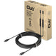 Club 3d usb-c 3.2 gen2 > usb-c active bi-directional kabel (zwart, 5 meter, 8k 60hz)