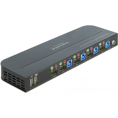 Delock hdmi kvm-switch 4k 60 hz met usb en audio