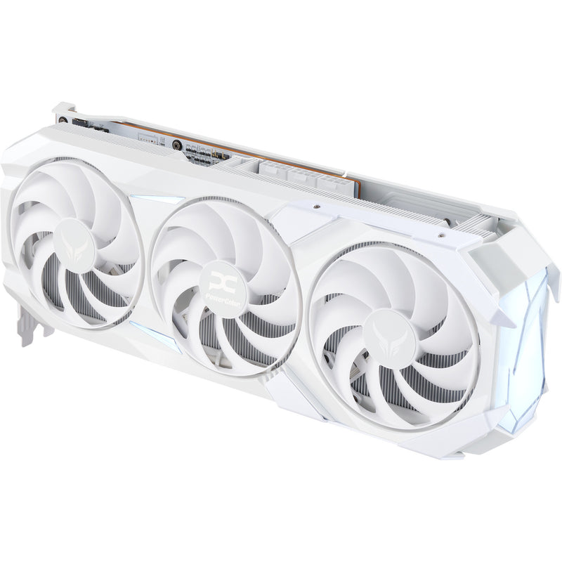 Load image into Gallery viewer, Powercolor radeon rx 9070 xt red devil spectral white 16gb gddr6 grafische kaart (wit, rdna4, gddr6, 3x displayport, 1x hdmi)
