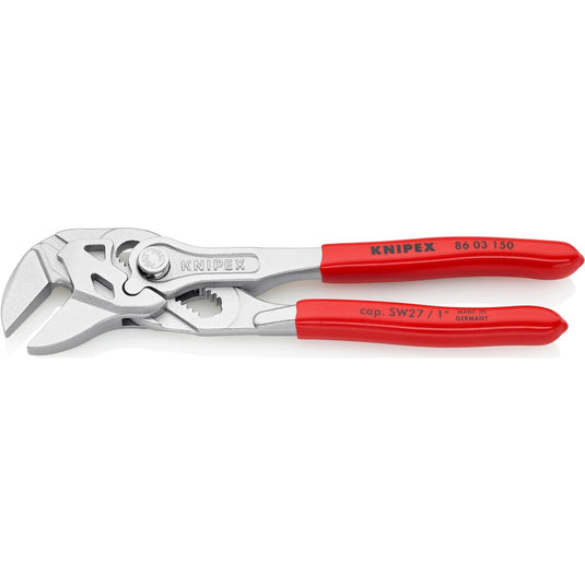 Knipex 86 03 150 serie - verstelbare tang - 150mm - vlakke bekken - ergonomische handgreep