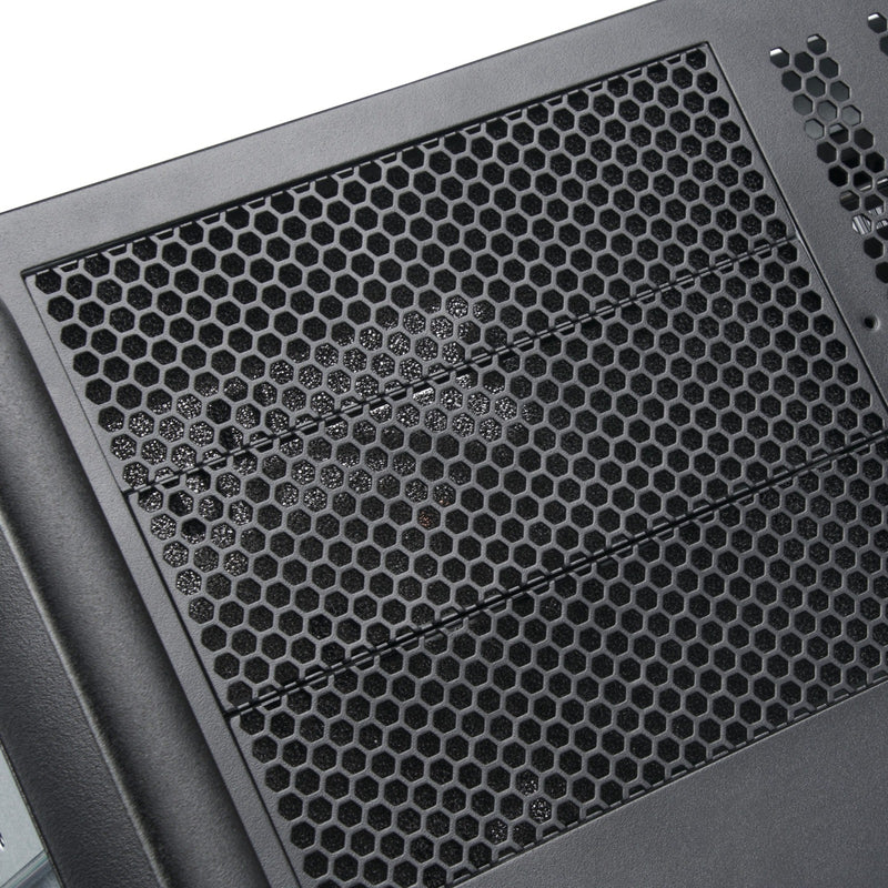 Load image into Gallery viewer, Silverstone rm41-h08 rack behuizing (zwart | 2x usb-a 3.2 (5 gbit s))

