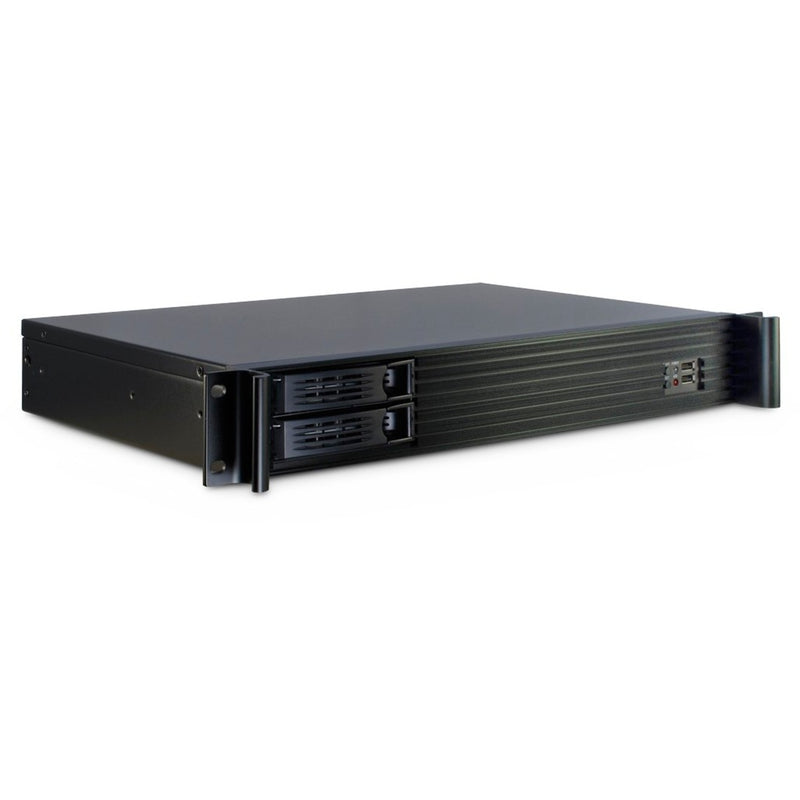 Load image into Gallery viewer, Inter-tech 1.5u-1528l rack behuizing (zwart | 2x usb-a)
