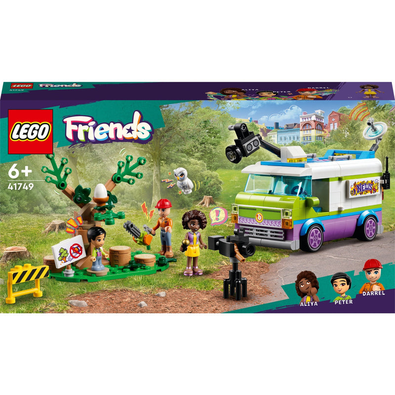Load image into Gallery viewer, Lego friends - nieuwsbusje constructiespeelgoed (41749)
