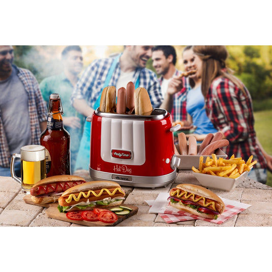 Ariete party time hotdogmaker 0206 00 hot dog maker (rood wit)
