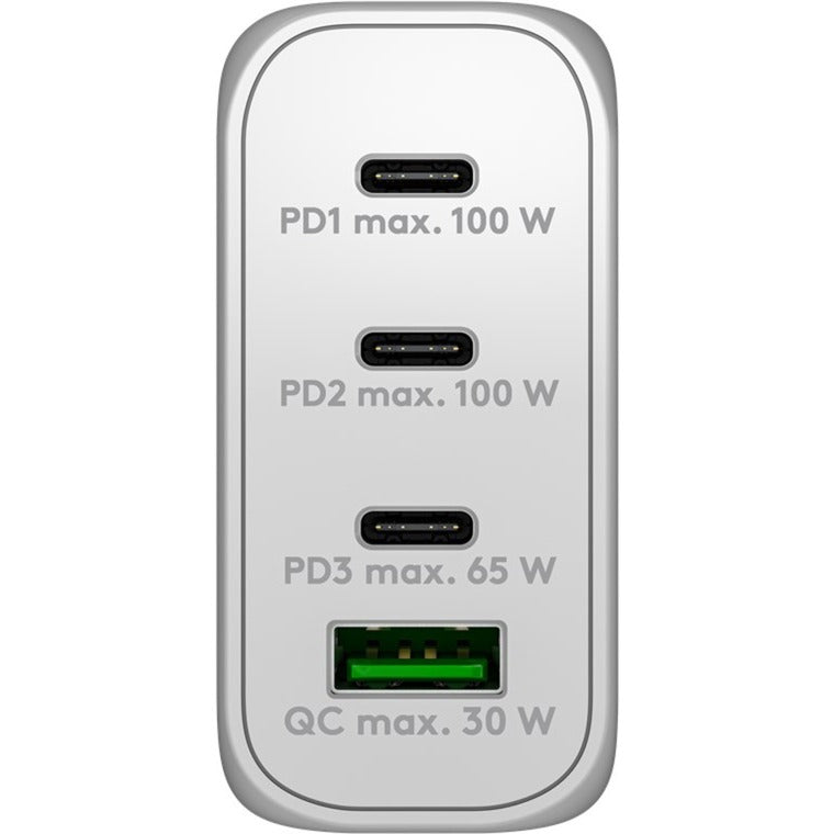 Afbeelding laden in galerijviewer, Goobay 100w gan usb-c pd multiport quick charger (wit)
